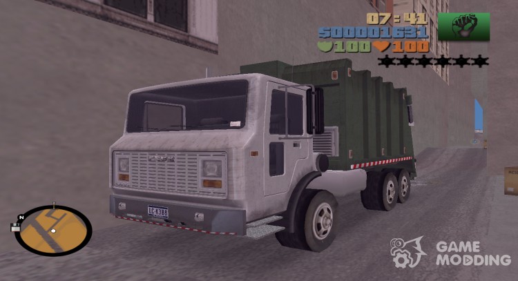 Garbage Truck HQ for GTA 3