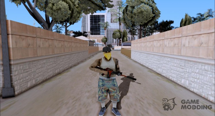 M4A1 Crimzone para GTA San Andreas