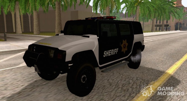 Mammoth Patriot San Andreas Sheriff SUV for GTA San Andreas
