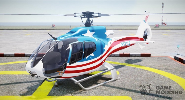 Eurocopter EC 130 B4 USA Theme для GTA 4