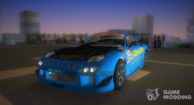 El Mazda RX-7 FD3S RE Amemiya (Racing Car GReddy) para GTA Vice City