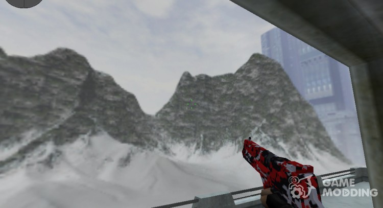Desert Eagle Пиксельный камуфляж для Counter Strike 1.6