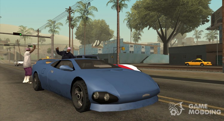 GTA 3 Infernus SA style V2 para GTA San Andreas