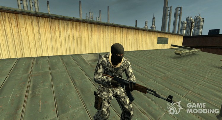 Los jugadores oscuros del ártico Camo para Counter-Strike Source