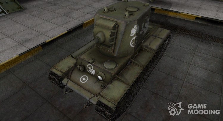 La zona de ruptura de contorno para el KV-2 para World Of Tanks