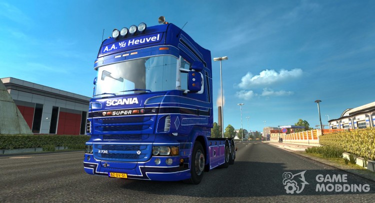 Scania R730 A.A.V.D.Heuvel для Euro Truck Simulator 2