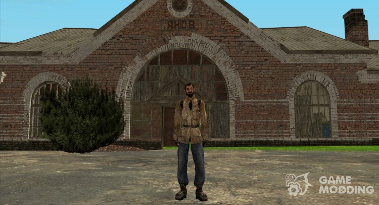 Вано в кожаной куртке из S.T.A.L.K.E.R. для GTA San Andreas