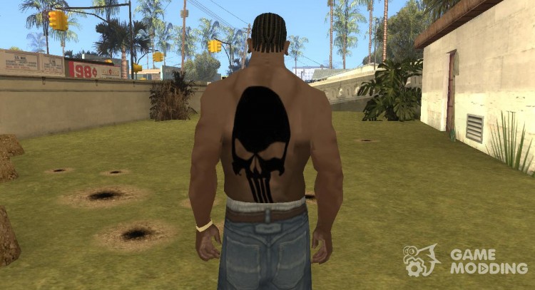 Punisher Tattoo para GTA San Andreas