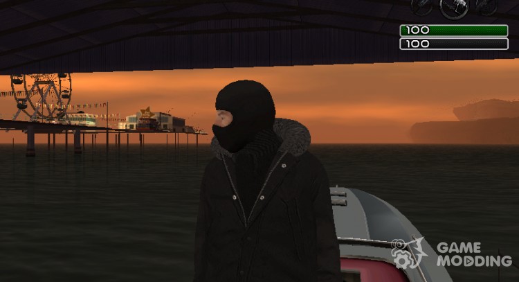 Парень в маске для GTA San Andreas