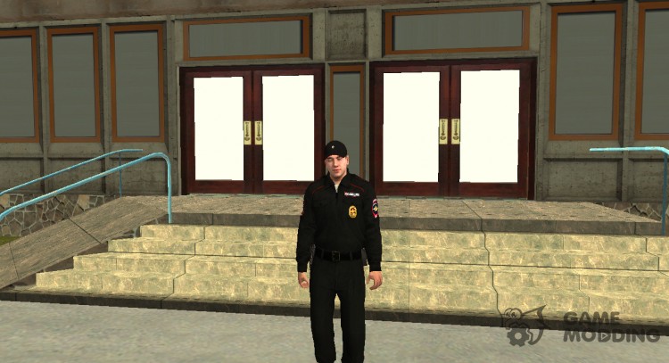 Сотрудник ППС в летней униформе нового образца v.1 для GTA San Andreas