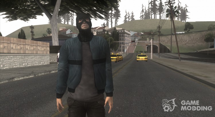 Wanted Weapons Of Fate Chicago Grunt Masked для GTA San Andreas