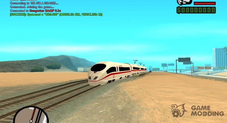 ICE 3 Train для GTA San Andreas
