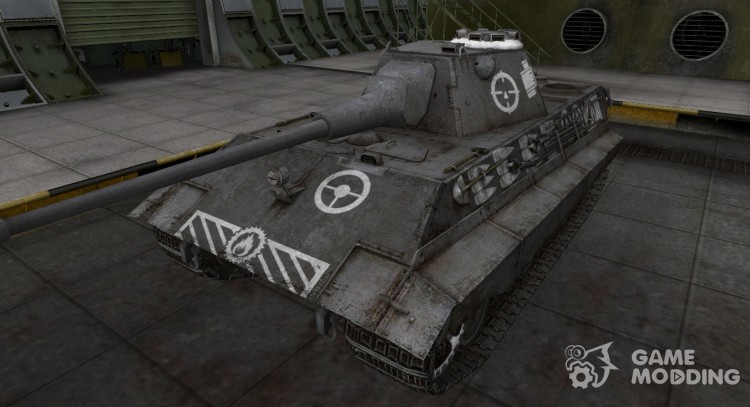 La zona de ruptura de contorno para el E-50 para World Of Tanks