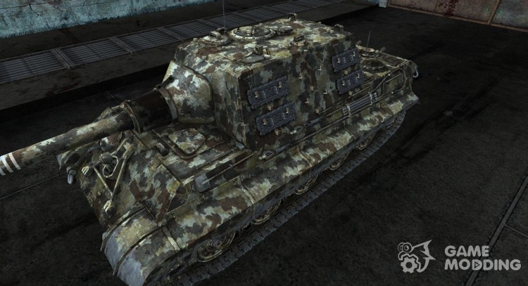 Skin for JagdTiger Forest Camo for World Of Tanks