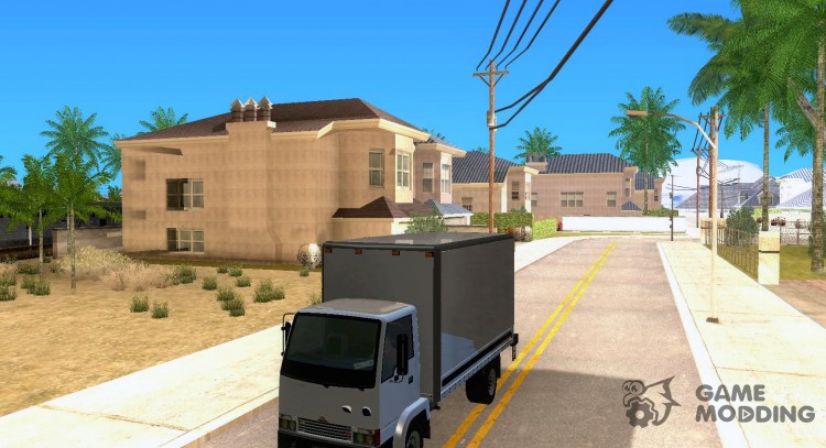 El camión con el logo de YouTube para GTA San Andreas