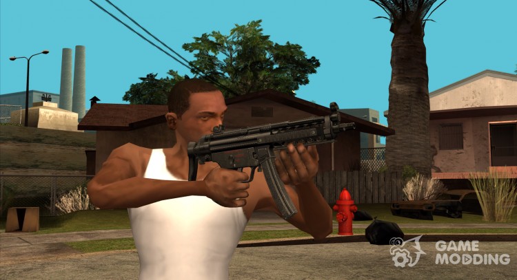 HQ MP5 (With Original HD Icon) for GTA San Andreas
