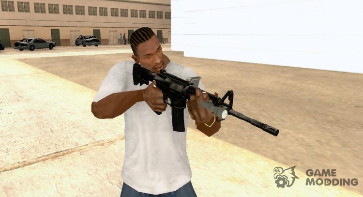 M4A1 Carbine with Flashlight and HB Sensor for GTA San Andreas