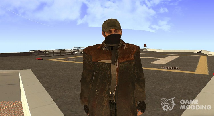 Aiden Pearce from Watch Dogs для GTA San Andreas