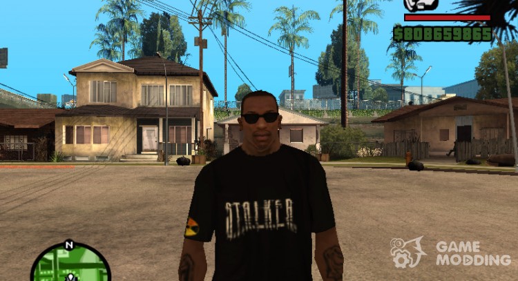 Camiseta con el logotipo de Stalker v2 para GTA San Andreas