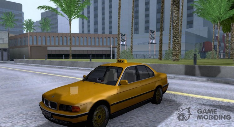 El BMW 730i Taxi para GTA San Andreas