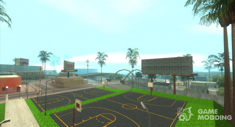 HQ Баскетбольная площадка для GTA San Andreas
