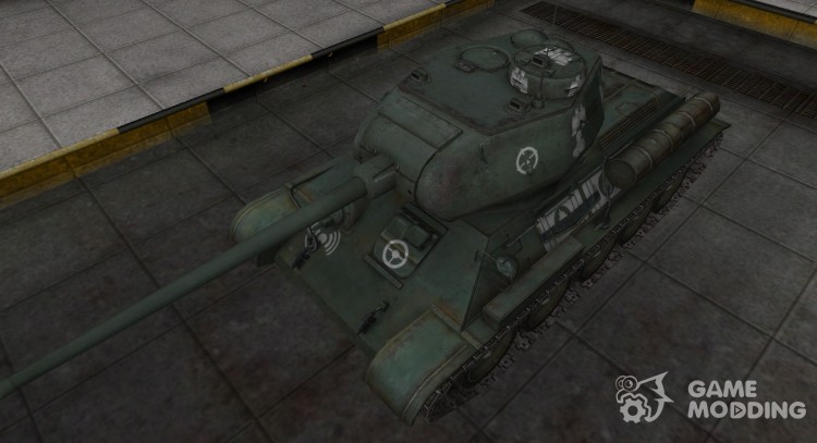 La zona de ruptura de contorno para el Type 58 para World Of Tanks