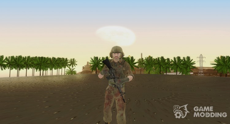 COD BO USA Pilot Vietnam для GTA San Andreas