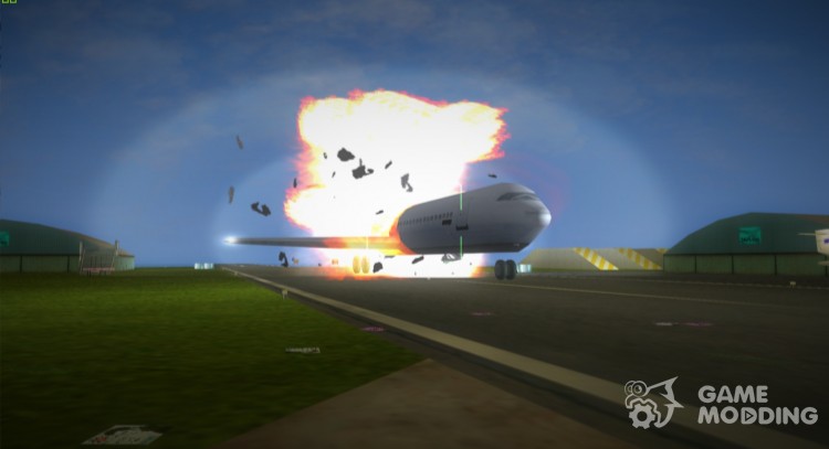Destroyable Airplane для GTA Vice City