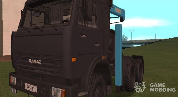 KAMAZ with cock from behind for GTA San Andreas