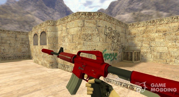 M4A1 Hot rod for Counter Strike 1.6