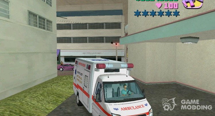 Ambulancia de RTW para GTA Vice City