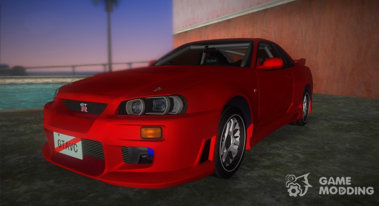 Nissan Skyline GTR R34 (Tuning 5) для GTA Vice City