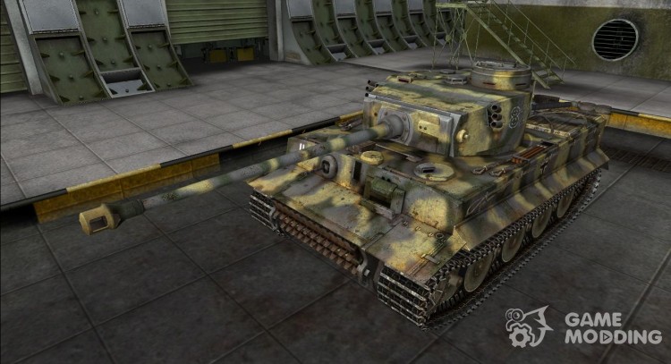 Remodeling for Pz VITiger (I) for World Of Tanks