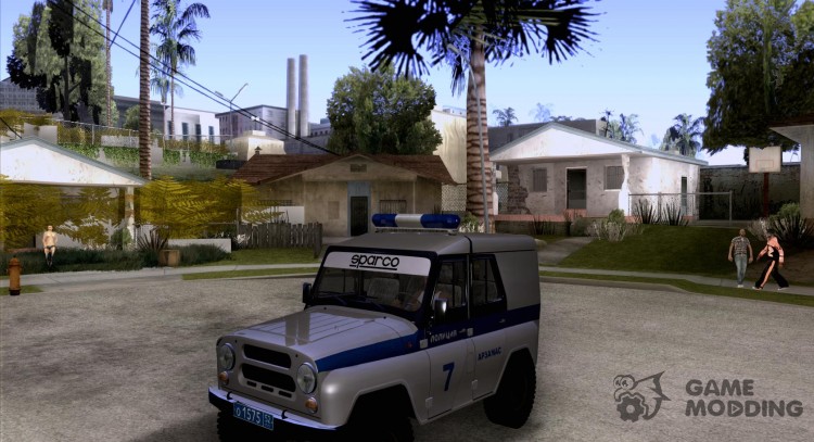 Policía de UAZ-31512 para GTA San Andreas