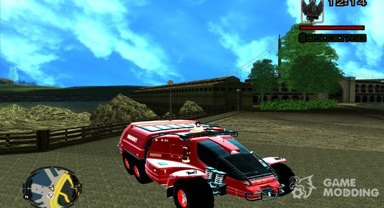 NEW Firetruck для GTA San Andreas