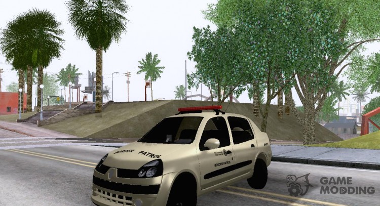 Renault Clio Symbol Police for GTA San Andreas