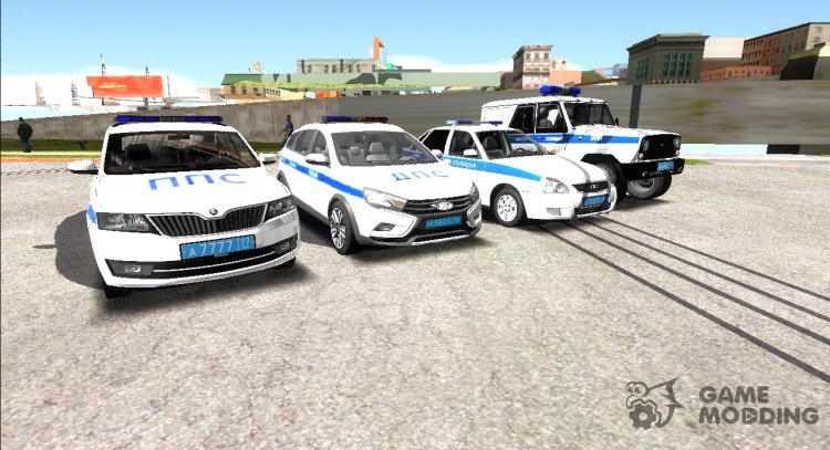 Pak policía y ejército ruso para GTA San Andreas