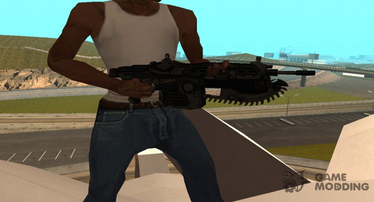 Mark 2 Lancer Assault Rifle From Gears Of War 2 для GTA San Andreas