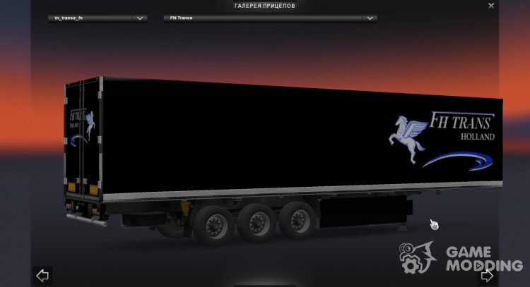Remolque FH transe (tierra en trance para Euro Truck Simulator 2