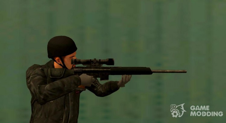 Sniper Rifle Grand Theft Auto 4 para GTA San Andreas