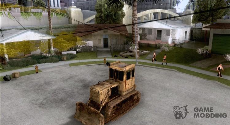 Bulldozer T 130 для GTA San Andreas