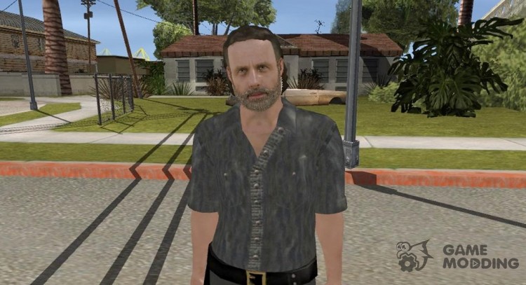 Rick Grimes from The Walking Dead для GTA San Andreas