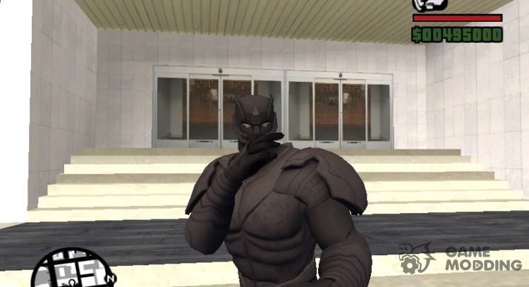 Black Panther Vibranium Armor для GTA San Andreas