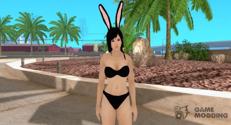 Dead Or Alive 5 Kokoro Black Bunny Outfit para GTA San Andreas