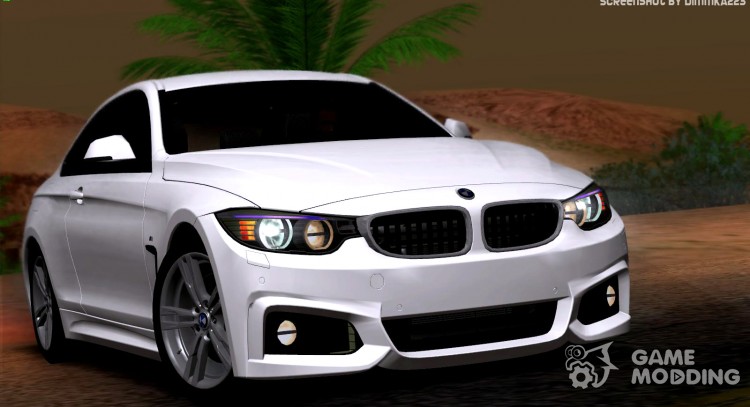 BMW 4 Series Coupe M Sport 2014 para GTA San Andreas