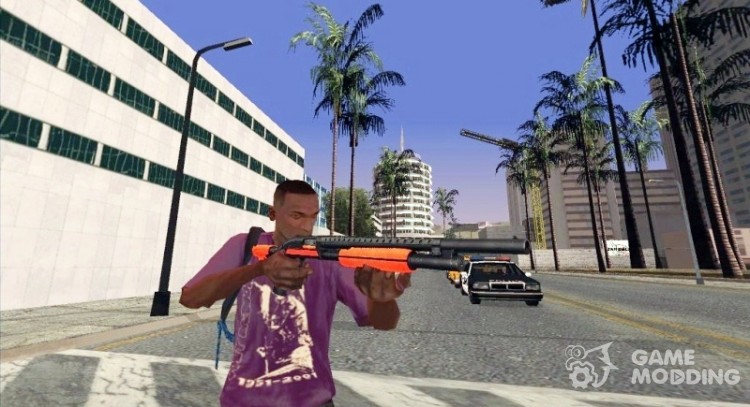 Дробовик ORANGE для GTA San Andreas