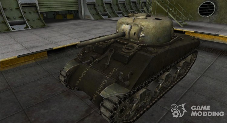 Remodel M4 Sherman (+ skin) for World Of Tanks