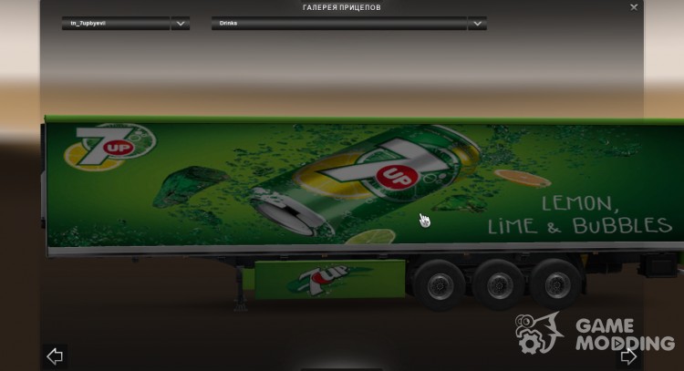 7Up Trailer for Euro Truck Simulator 2