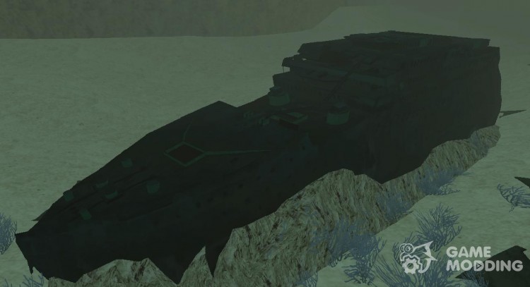 Затонувший Титаник для GTA San Andreas