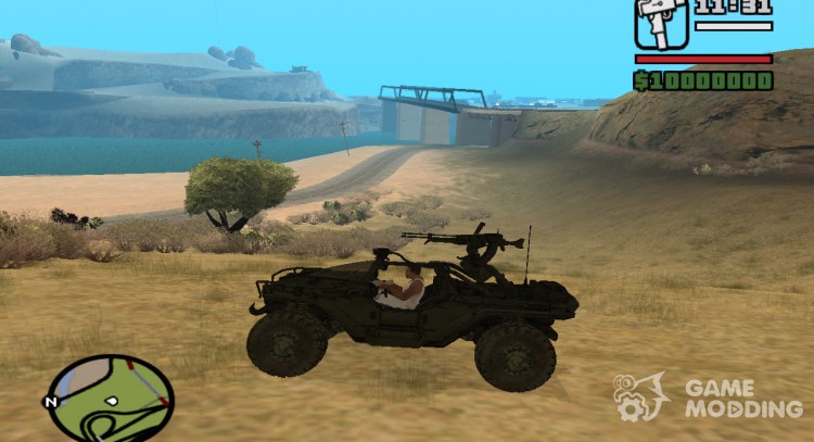 Warthog из Halo для GTA San Andreas